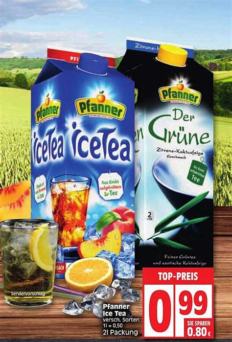 Pfanner Ice Tea Angebot Bei EDEKA