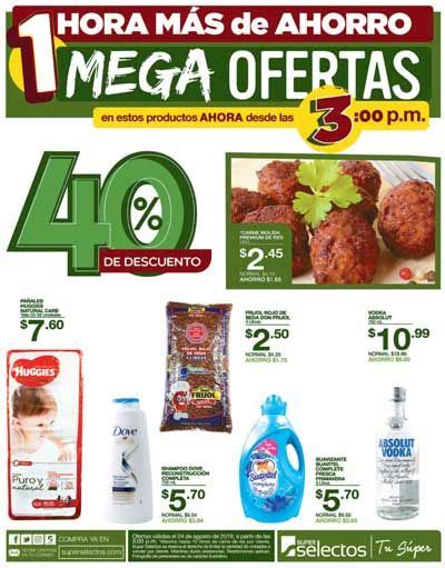 40 descuento en Mega Ofertas de Súper Selectos 24 Agosto TuOfertaSV