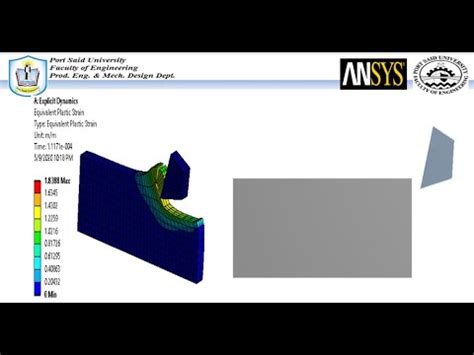 Ansys Mechanical Tutorial Cutting Tools Simulation Explicit Dynamics