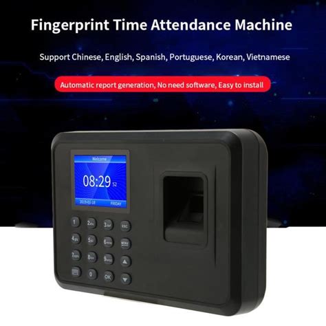 Eif Enregistreur D Horloge Machine De Pr Sence D Empreintes Digitales