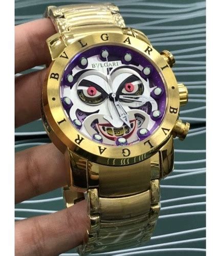 Relógio Bvlgari Coringa Banhado A Ouro Replica Parcelamento sem juros