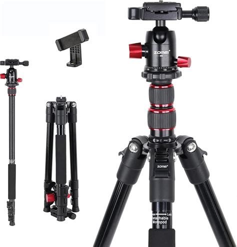 Zomei M Camera Tripod Lightweight Travel Aluminum Tripod Monopod