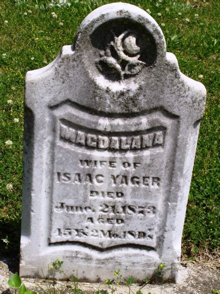 Magdalena Sulsbaugh Yeager 1828 1873 Mémorial Find a Grave