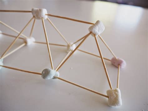 Toothpick And Marshmallow Building