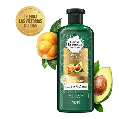 Shampoo Herbal Essences Bio Renew Pequi Aguacate Nutre E Hidrata 400