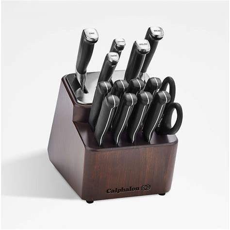 Calphalon Premier Sharpin 15 Piece Knife Block Set With Self Sharpening Knife Block Reviews