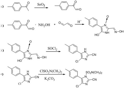 A Kind Of Synthetic Method Of Chloro Cyano N N Dimethyl