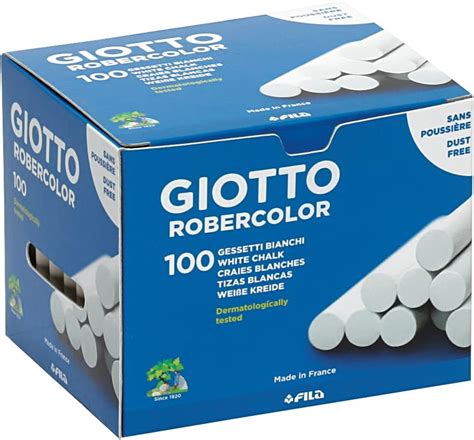 Giotto Robercolor Tizas Caja Unidades Color Blanco Amazon Es