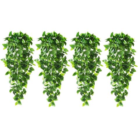 Coolmade 4pcs Artificial Hanging Plants 36ft Fake Ivy Vine Fake Ivy