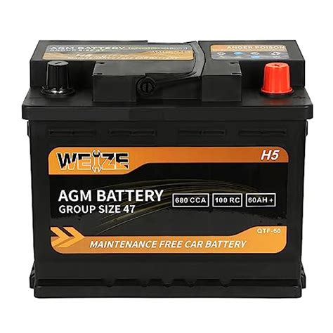 Weize Bci Group Battery V Ah Platinum Agm H Automotive