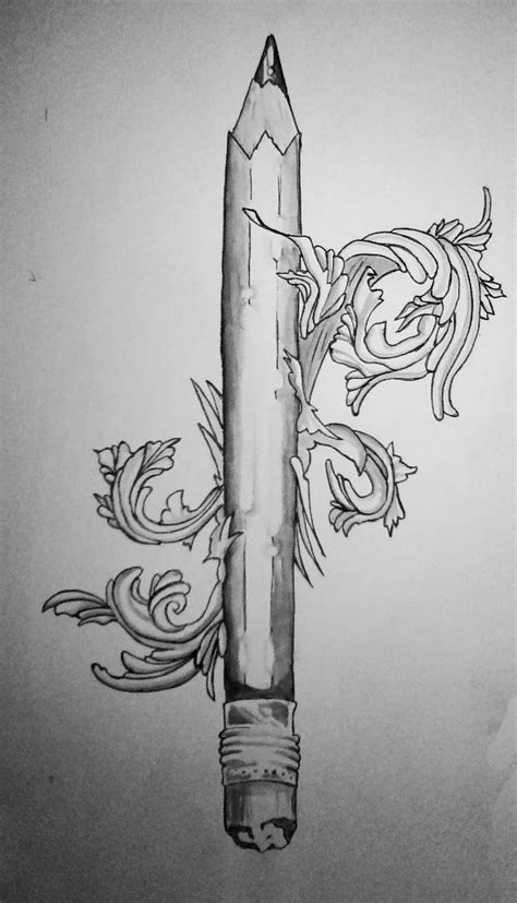 pen and pencil tattoo images web | post 17: tattoo design | Pencil tattoo, Tattoo designs, Hand ...