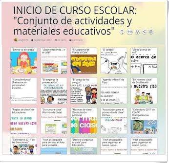 Recursos didácticos para imprimir ver leer Inicio de Curso 8