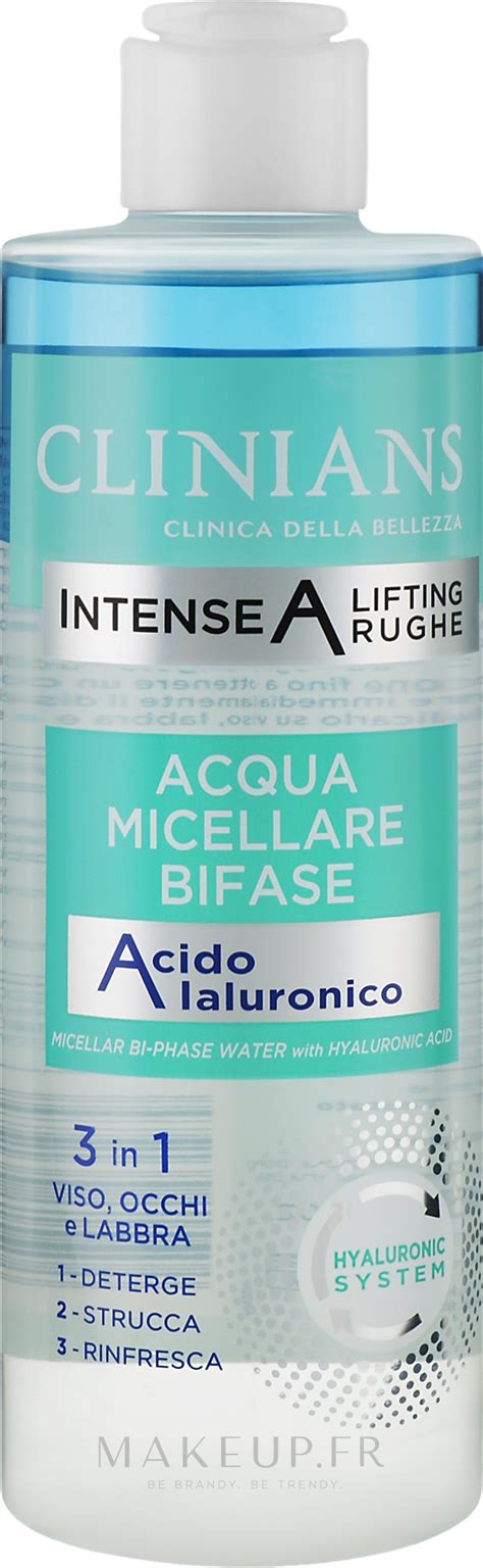 Eau Micellaire Biphas E L Acide Hyaluronique Clinians Intense A