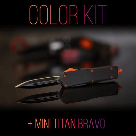 Mini Titan Bravo Otf Out The Front Knife Color Kit Shop Now