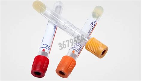 Bd Vacutainer Ml Sst Ii Pet Tube With Clot Activator Silica And