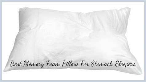 BeautifulLife Best Memory Foam Pillow for Stomach Sleepers