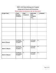 Host Project Management Template W Docx Host Project