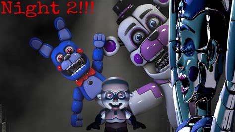 Fnaf Sister Location Nigh2 Gặp Gỡ Bidybab Ballora Funtime Freddy Và Bon Bon Youtube