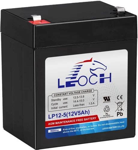 AT12 4 5 LEOCH Sealed Rechargeable Battery 12V 20 Hour At 550 In