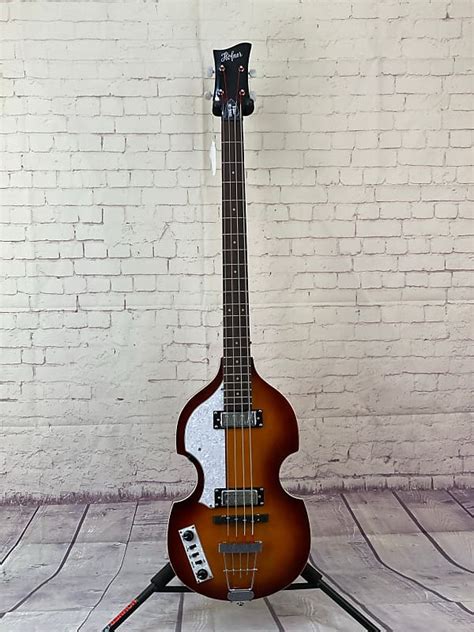 Hofner Ignition Series Beatles Bass LEFT HAND Sunburst Reverb