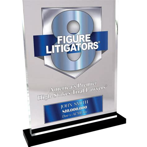 Additional 11″ Color Acrylic Desktop Marquee High Stakes Litigators