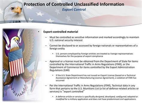 Ppt Protection Of Controlled Unclassified Information Overview Powerpoint Presentation Id