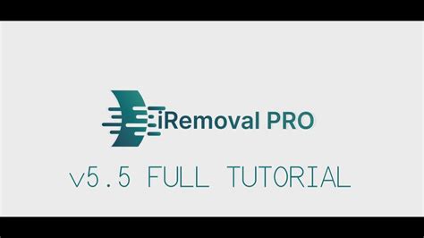 IRemoval PRO V5 5 FULL TUTORIAL Major Bug Fixed YouTube