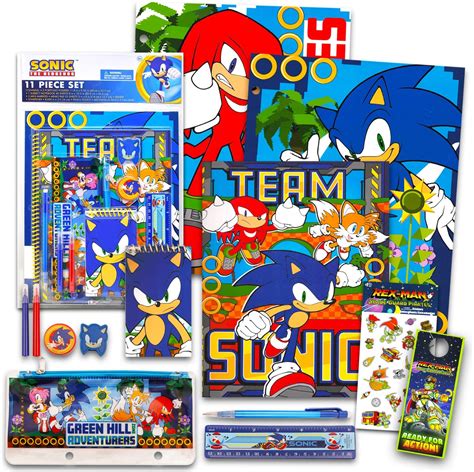 Amazon Sonic The Hedgehog Sticker Pack Ultimate Set 600 Sonic