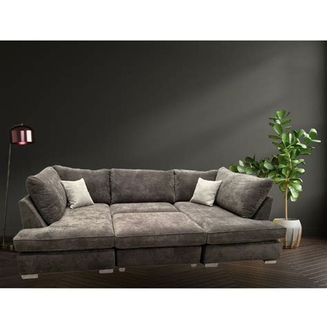 Carnaby Large U Shaped Corner Sofa Full Back Grey In 2022 U Shaped