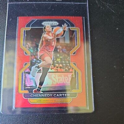 Panini Prizm Wnba Red Prizm Chennedy Carter Ebay