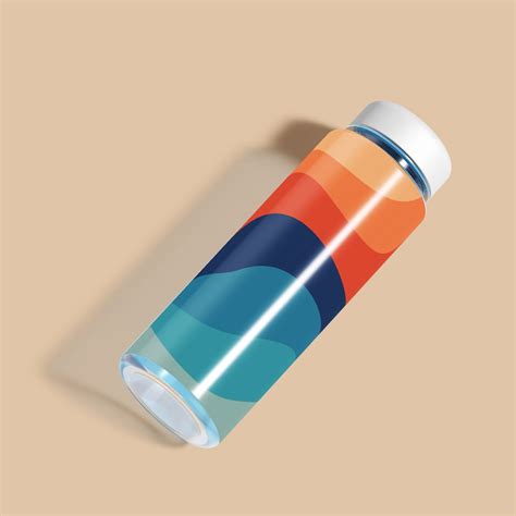 Free Water Bottle Mockup Template PSD