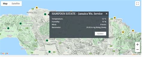 Cold Front producing extremely low temperatures over Jamaica - Jamaica ...