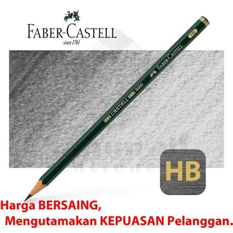 Jual Pensil Kayu Ujian Faber Castell 2B HB Asli Graphite Pencils