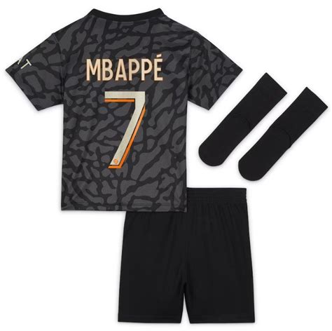 Mbappé Psg 2324 Third Kids Kit Soccerarmor