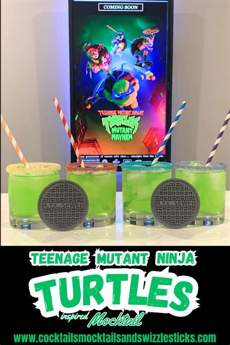 Teenage Mutant Ninja Turtles Inspired Mocktail Cocktails Mocktails And