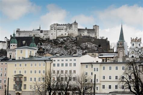 Medieval Castle Hohensalzburg Castle Festung Hohensalzburg in Salzburg ...