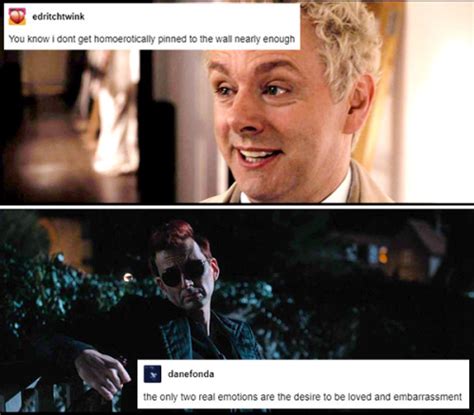 Good Omens Ineffable Husbands Crowley Aziraphale Tumblr Good Omens