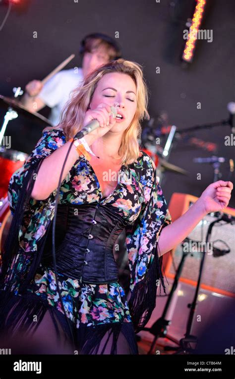 charlotte church singing at rock oyster festival rock cornwall united ...