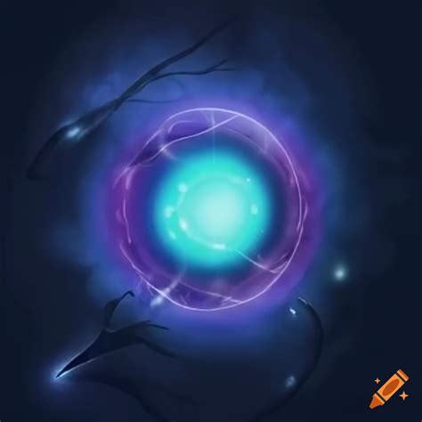 magical orbs circling   mystical symbol  craiyon