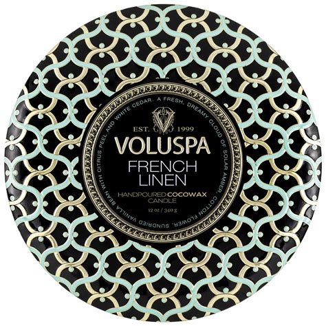 Maison Noir French Linen 3 Wick Tin Candle Svíčka z VOLUSPA SEPHORA