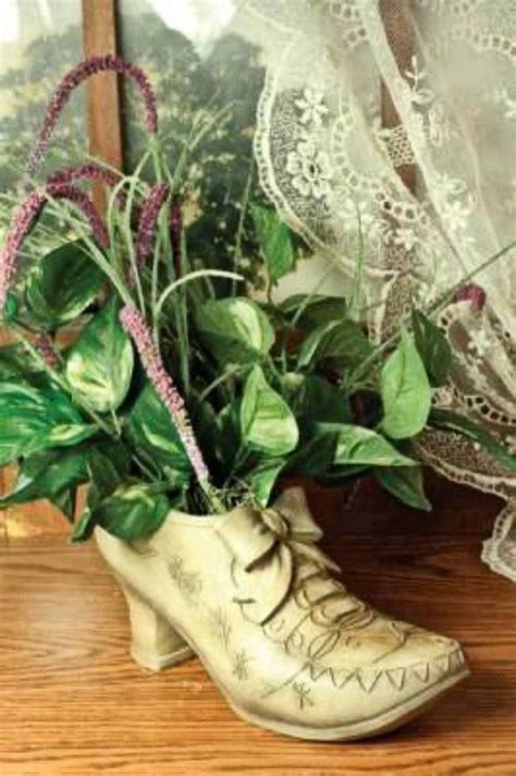 Shoe Planters Recycled Footwear Makes Great Boot Planters Updated