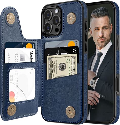 Lohasic Wallet Case For Iphone 16 Pro Max 5 Card Holder