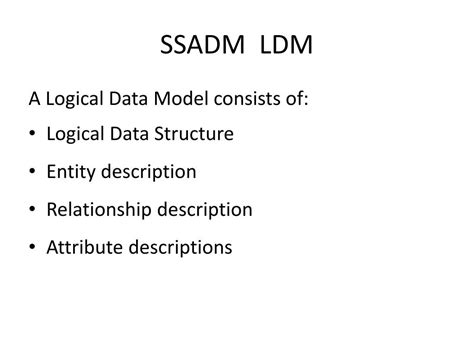 PPT Chapter 3 Model Views Of SSADM PowerPoint Presentation ID 3636288