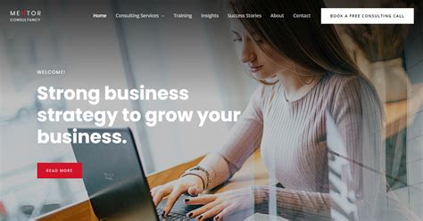 Business Consultancy Firm Professional Business Website Template