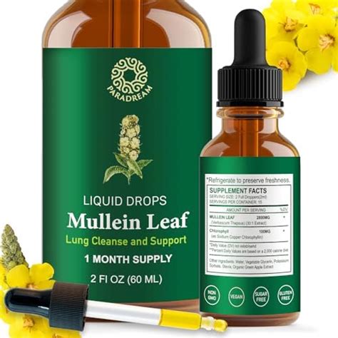 Amazon Mullein Leaf Extract Mullein Extract For Lungs Lung