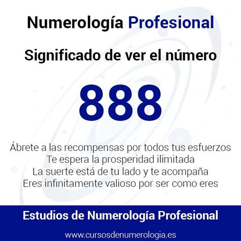 Significado del Número 888 Ver el Número 888 Numerología 888