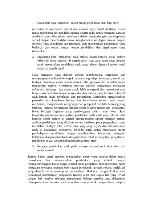 tuntun menuntun filosofi pendidikan  makna kata menuntun