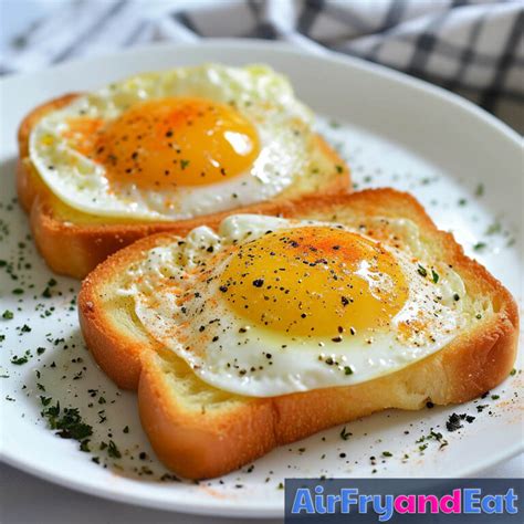 Air Fryer Egg Toast Easy Recipe Tastes Amazing Airfryandeat