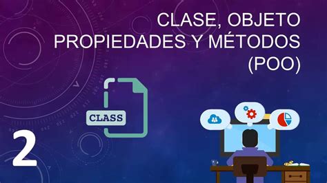 Clase Propiedades Y Métodos Programación Orientadas A Objetos En