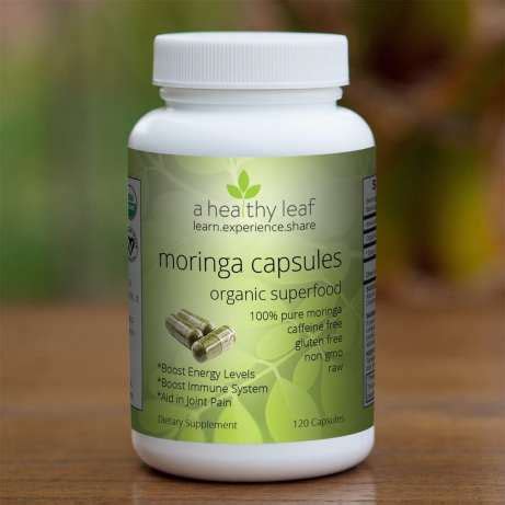 Moringa Capsules: USDA Certified Organic Moringa Oleifera Pills - A ...